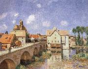 Alfred Sisley The Bridge at Moret oil painting reproduction